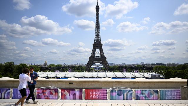 La ville de Paris s'estime prête à accueillir les Jeux Olympiques. [Keystone - EPA/LAURENT GILLIERON]