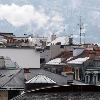 A Genève, la neutralité carbone en 2050 inatteignable en l'état, selon le Conseil pour le climat. [Keystone - Salvatore Di Nolfi]