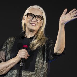 Le festival de Locarno récompense la cinéaste néo-zélandaise Jane Campion pour l’ensemble de sa carrière. [Keystone via AP - Jean-Christophe Bott]