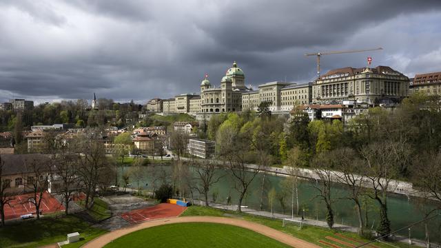 Le Palais fédéral de Berne. [Keystone - Peter Klaunzer]