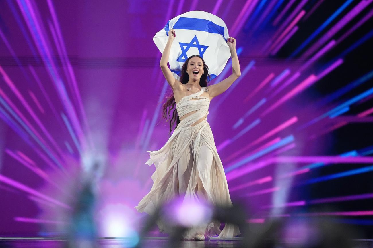 La candidate israélienne à l'Eurovision Eden Golan. [Keystone - Martin Meissner - AP Photo]
