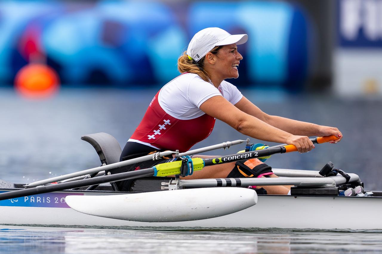 Claire Ghiringhelli disputera dimanche matin la finale B. [Swiss Paralympic]