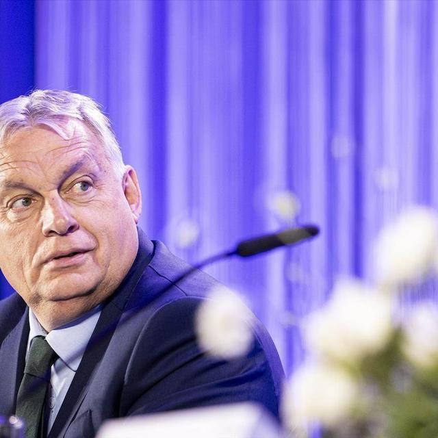 Le Premier ministre hongrois Viktor Orban. [Keystone - APA/TOBIAS STEINMAURER]