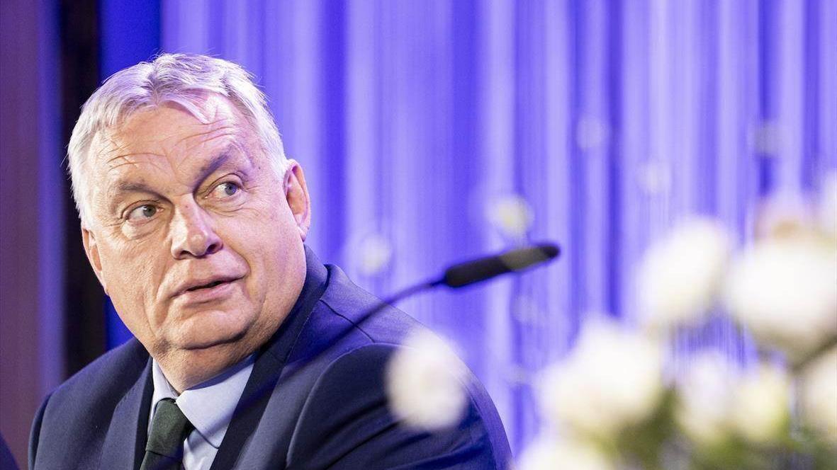 Le Premier ministre hongrois Viktor Orban. [Keystone - APA/TOBIAS STEINMAURER]