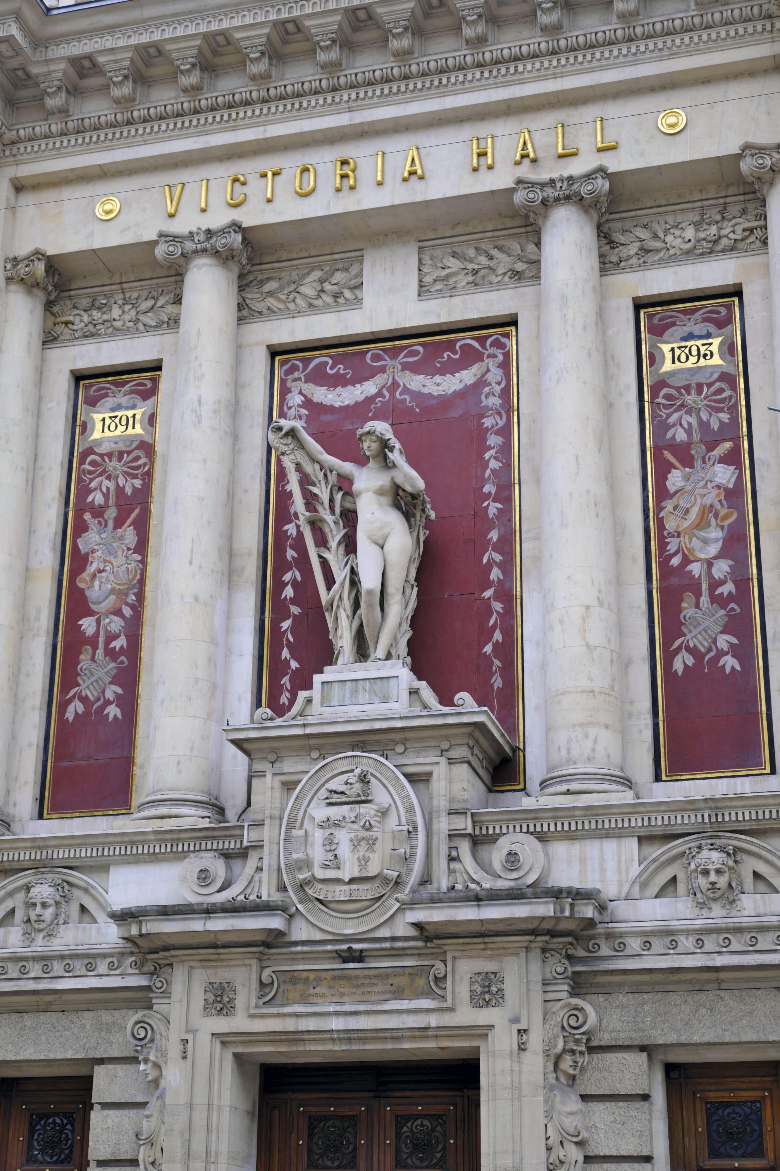 La façade du Victoria Hall de Genève. [AFP - BRINGARD DENIS]