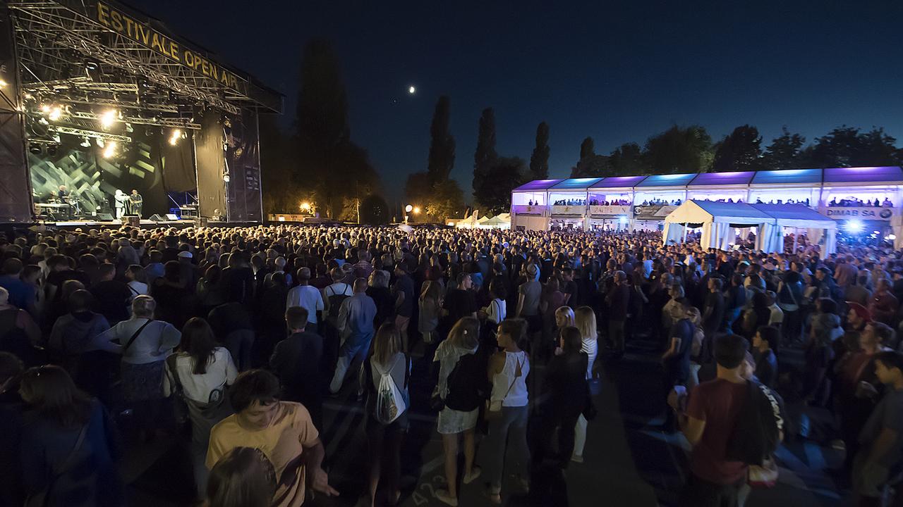 Près de 34'000 personnes se sont déplacées pour la 32e édition de l'Estivale Open Air. [keystone - Anthony Anex]