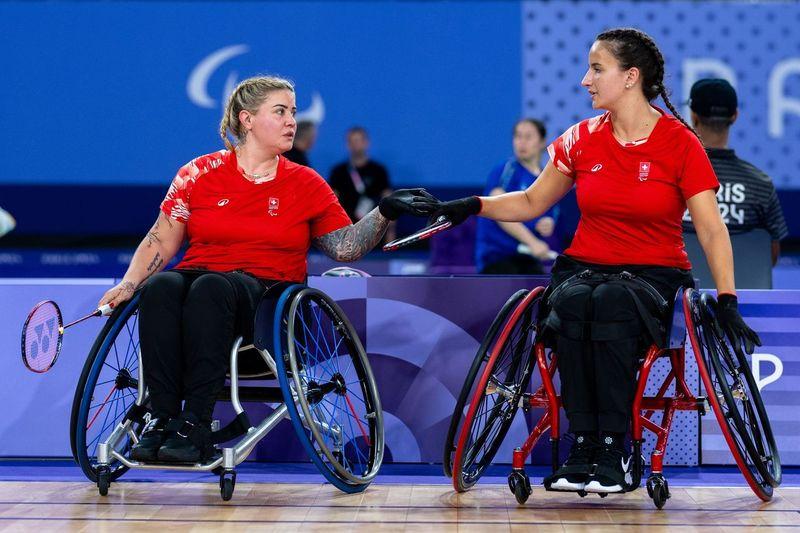 Cynthia Mathez et Ilaria Renggli ont réussi leur entrée. [Swiss Paralympic]