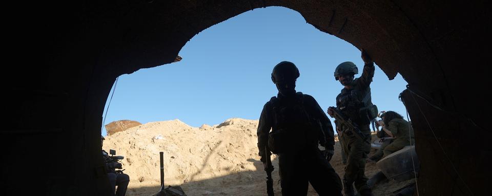 L'armée israélienne a admis inonder les tunnels du Hamas. [EPA/Keystone - Atef Safadi]