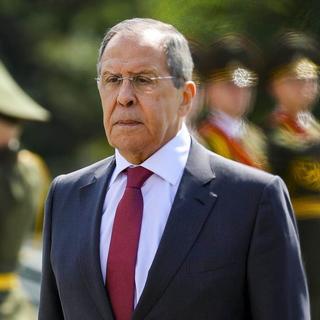 Le Premier ministre russe Serguei Lavrov. [Keystone - Russian Foreign Ministry Press Service via AP]