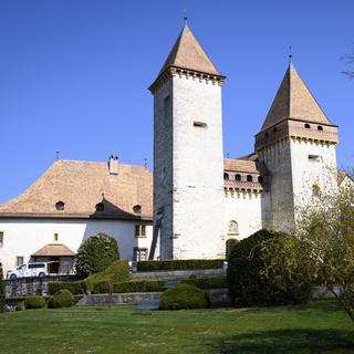 Le Château de la Sarraz. [Keystone - © Laurent Gillieron]