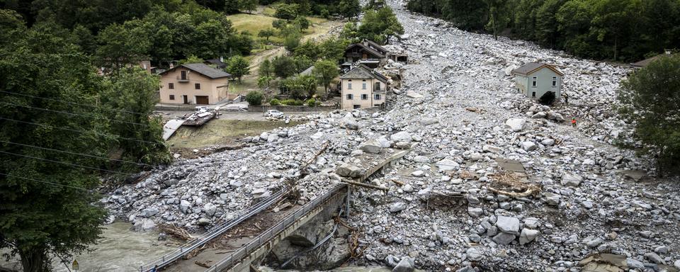 Quelle assurance paie quoi en cas d’accident lié aux intempéries? [Keystone - Michael Buholzer]