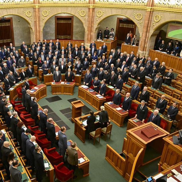 La Hongrie ratifie l'adhésion de la Suède, ultime pays à le faire. [Keystone - Denes Erdos]