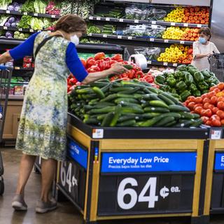 Les magasins américains jouent sur la peur de la hausse des prix. [AP Photo // Keystone - Eduardo Munoz Alvarez]