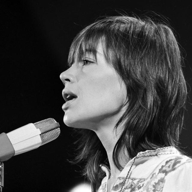 La chanteuse française et icône pop des sixties Françoise Hardy à Lausanne en 1970. [Keystone/Photopress-archiv - Arrigoni]