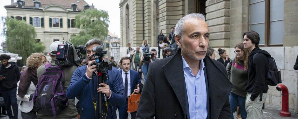 Tariq Ramadan se retrouve à nouveau depuis lundi devant les juges à Genève. [Keystone]