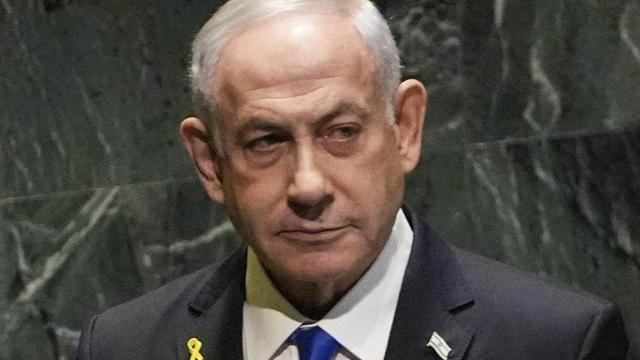 La Confédération devrait en principe arrêter Benjamin Netanyahu s'il venait en Suisse. [Keystone]