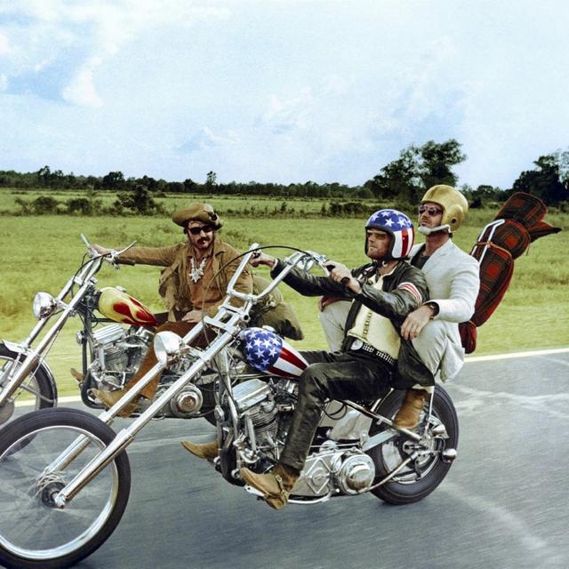 Une scène du film "Easy Rider" (1969) de Dennis Hopper. [AFP - Columbia - Pando - Raybert Prod. / Collection ChristopheL]