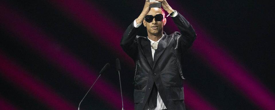 Le rappeur genevois Slimka a été désigné meilleur artiste romand mercredi aux Swiss Music Awards. [Keystone]