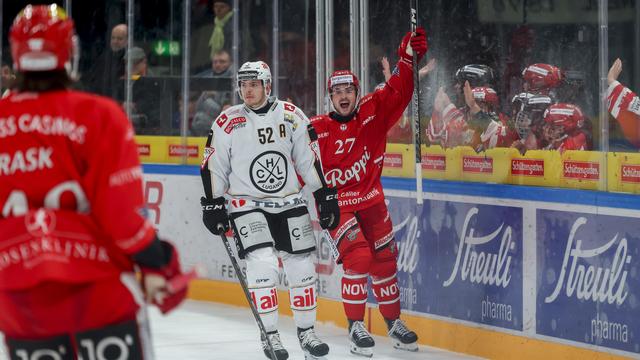 Lugano est resté muet face à Rapperswil. [Christian Merz - Keystone]