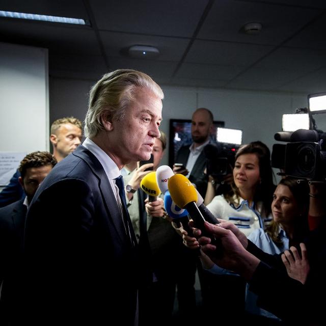 Geert Wilders ne sera pas Premier ministre des Pays-Bas. [AFP - Koen van Weel - ANP MAG]