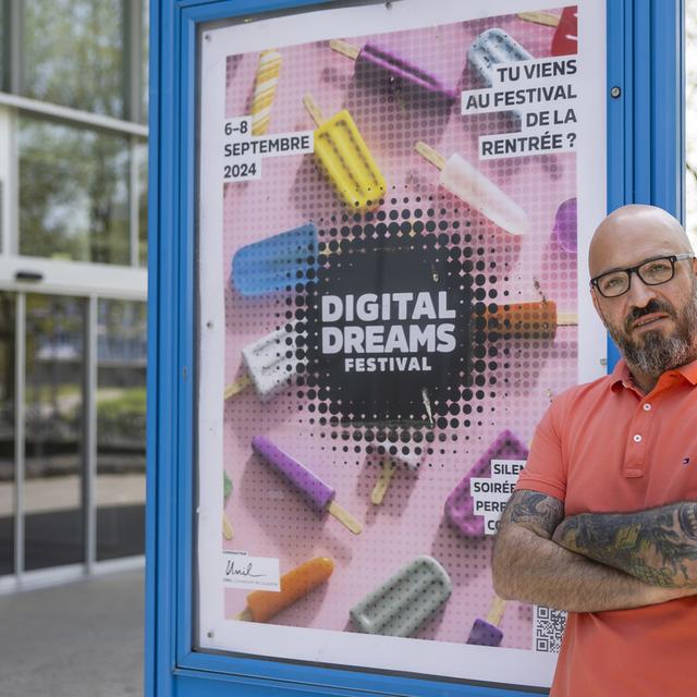 Marc Atallah est le directeur du Digital Dreams Festival. [Keystone - Cyril Zingaro]