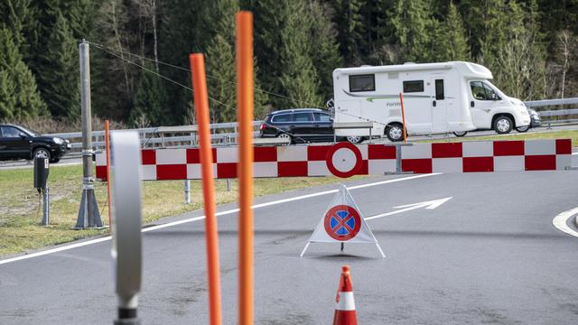 La police uranaise satisfaite du système de dosage au Gothard. [Keystone - Urs Flueeler]