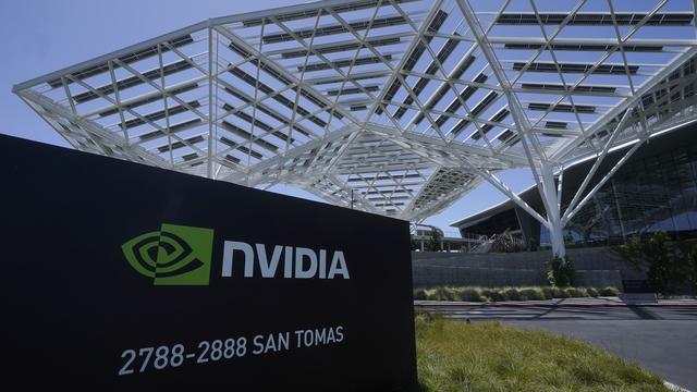 L'ascension fulgurante de Nvidia est due au boom de l'intelligence artificielle. [Keystone - Jeff Chiu - AP Photo]