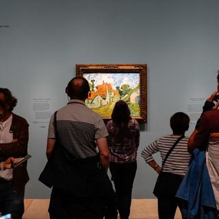 L'exposition "Vincent Van Gogh à Auvers-sur-Oise" au Musée d'Orsay à Paris. [Hans Lucas via AFP - Laure Boyer]