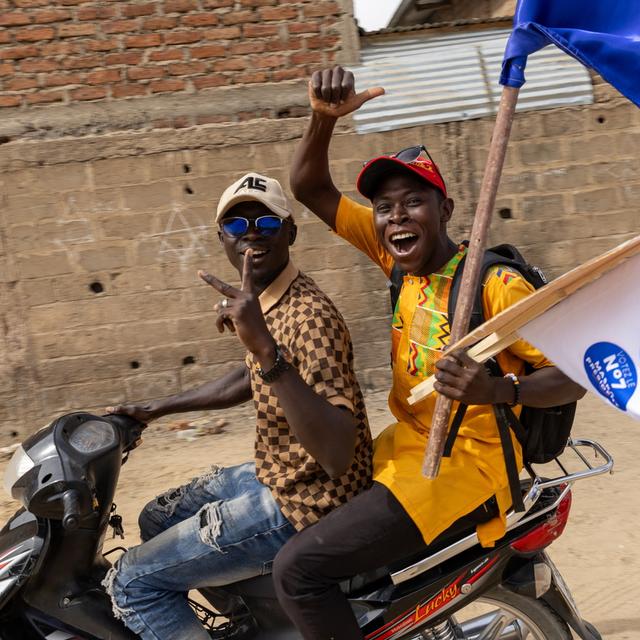 Mahamat Idriss Déby a été élu président du Tchad. [Keystone/EPA - Jérôme Favre]