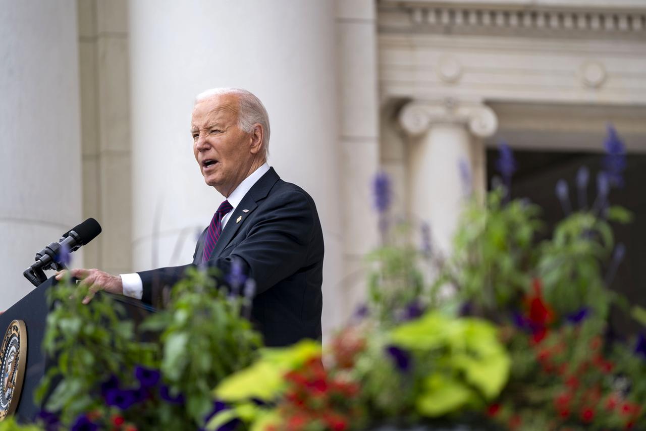 Le président américain Joe Biden. [Keystone - Bonnie Cash - EPA]