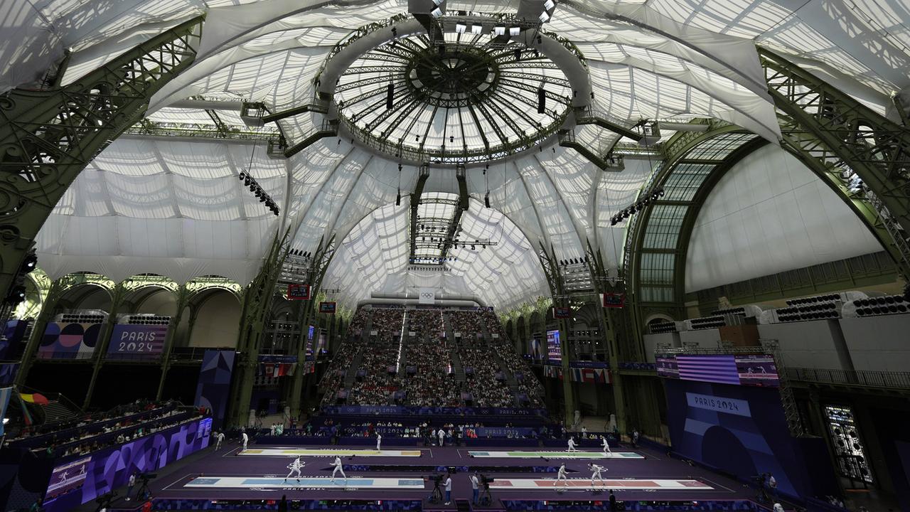 Le Grand Palais a notamment accueilli les compétitions d'escrime. [AP Photo/Keystone - Andrew Medichini]