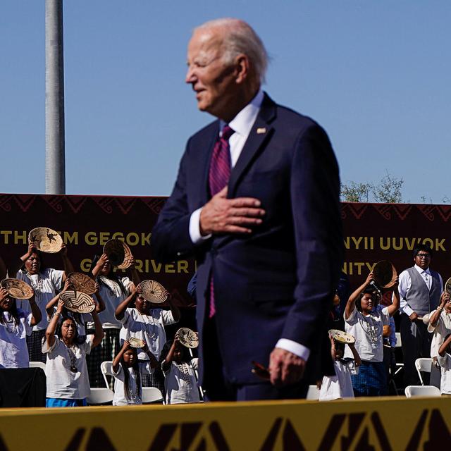 Joe Biden présente ses excuses historiques aux Amérindiens. [Reuters - Elizabeth Frantz]