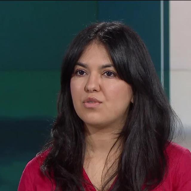 La journaliste française Racha Belmehdi. [RTS]