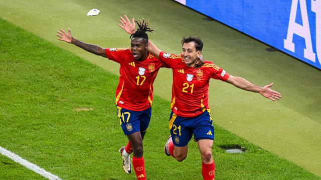 Les deux buteurs étaient forcément très heureux après la victoire et le sacre espagnol. [Gerrit van Keulen - Imago]