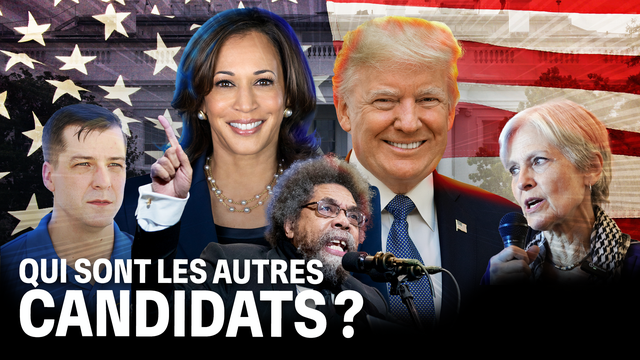 Qui sont les trois autres candidats à l'élection présidentielle américaine?