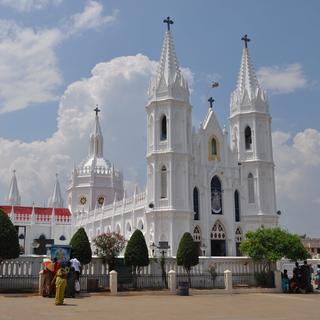 La basilique Notre-Dame de la Bonne Santé à Velankanni [© Sajanjs/Wikicommons]