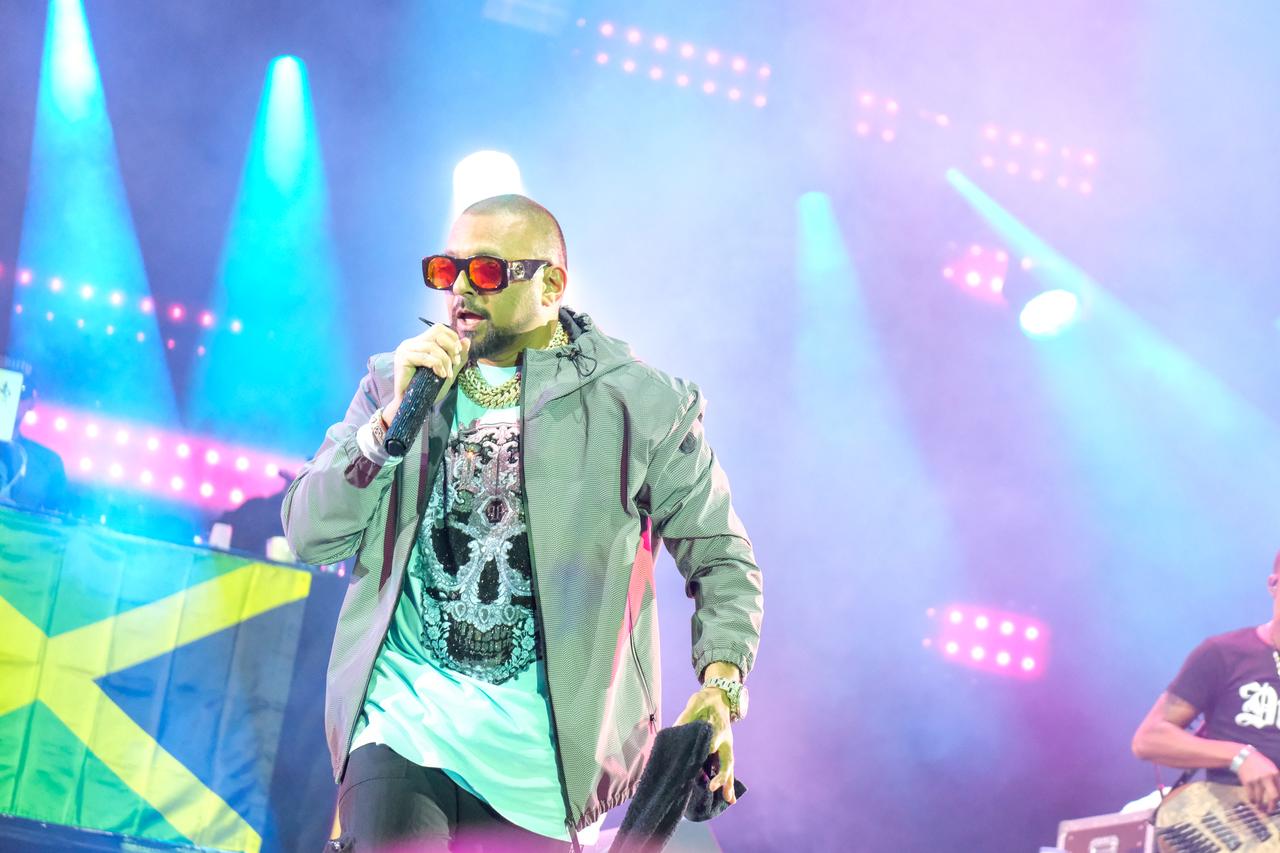 Sean Paul chante au Paléo festival le 23 juillet 2024. [© Paléo - Laurent Reichenbach]