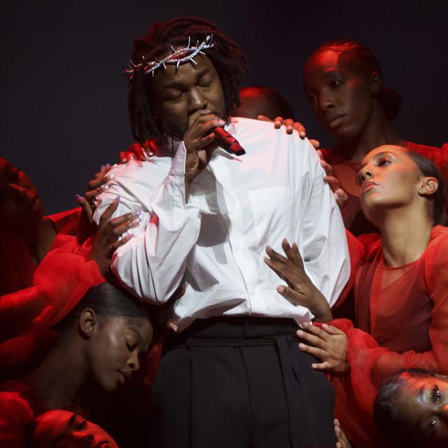 L'artiste de rap afro-américain Kendrick Lamar. [Keystone/AP Photo - Scott Garfitt]