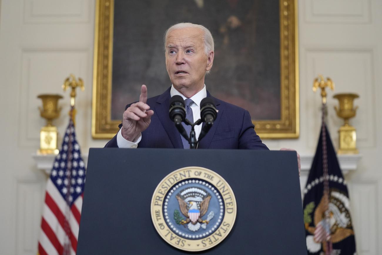 Le président américain Joe Biden a annoncé vendredi qu'Israël a proposé un nouvel accord "global" de cessez-le-feu à Gaza. [KEYSTONE - EVAN VUCCI]