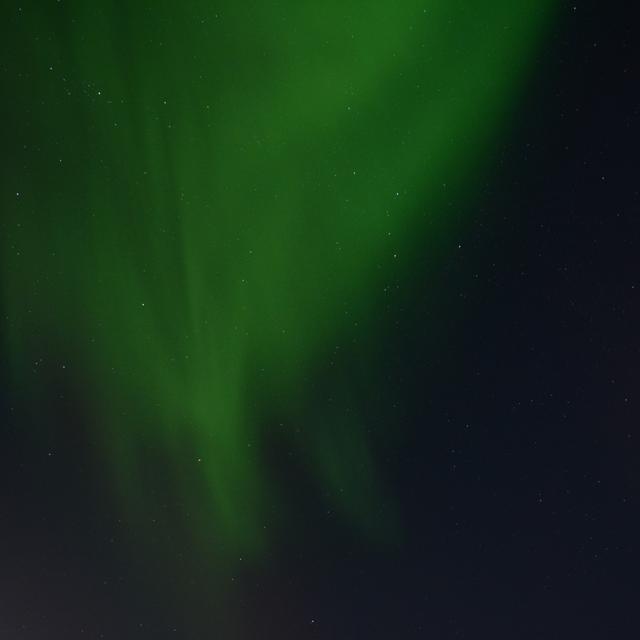 Des aurores boréales à Yellowknife au Canada. [RTS - Justine Leblond]