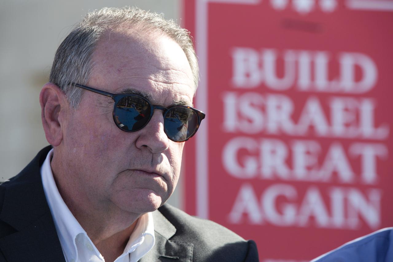 Mike Huckabee, futur ambassadeur des Etats-Unis en Israël [KEYSTONE - ODED BALILTY]