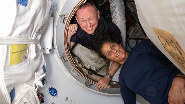 Starliner a décollé au début juin avec à bord ses premiers astronautes, Butch Wilmore et Suni Williams. [KEYSTONE - HANDOUT]