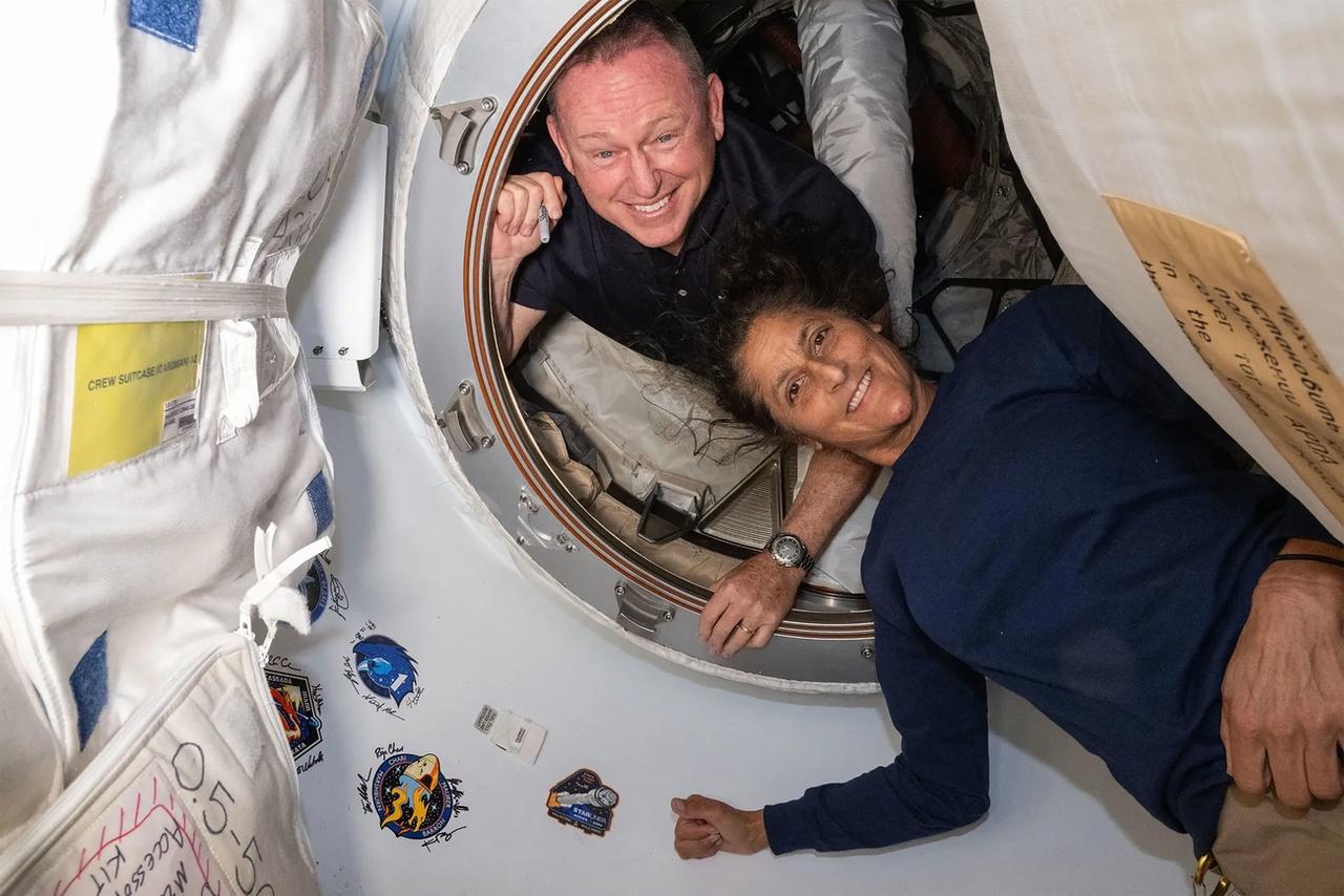 Starliner a décollé au début juin avec à bord ses premiers astronautes, Butch Wilmore et Suni Williams. [KEYSTONE - HANDOUT]