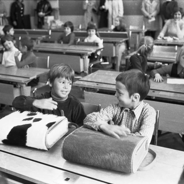 Une salle de classe en Suisse en 1972. [AFP - PHOTOPRESS-ARCHIV/Klose]