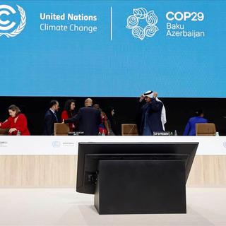 A la COP29, 440 à 900 milliards réclamés aux pays riches, toujours silencieux. [Keystone]