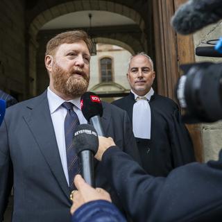 Erwin Sperisen condamné à 14 ans de prison pour complicité d’assassinat. [KEYSTONE - Martial Trezzini]