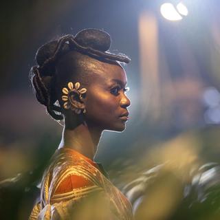 La Dakar Fashion Week célébre pendant trois jours par an la mode africaine sous toutes ses coutures au Sénégal. [Keystone/EPA - Jérôme Favre]