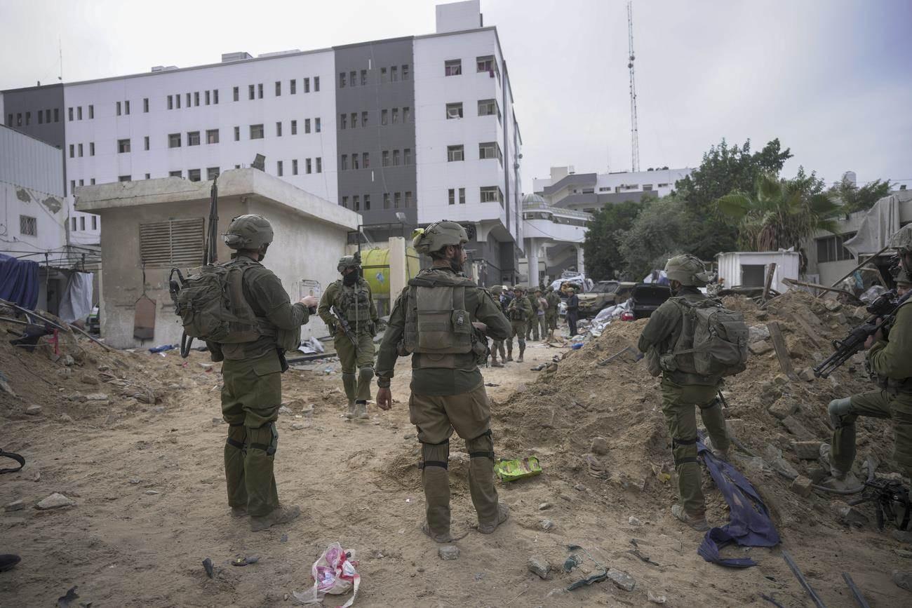 L'armée israélienne annonce avoir tué "environ 90 terroristes" à l'hôpital al-Shifa. [Keystone]