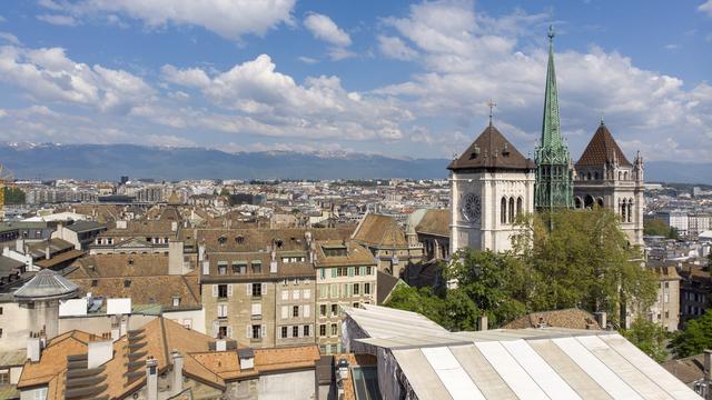 La Cathédrale Saint-Pierre à Genève. [Keystone - Salvatore Di Nolfi]