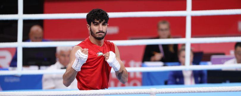 Wassim Abou Sal, premier boxeur palestinien qualifié pour les Jeux olympiques. [Palestine Olympic Commitee]